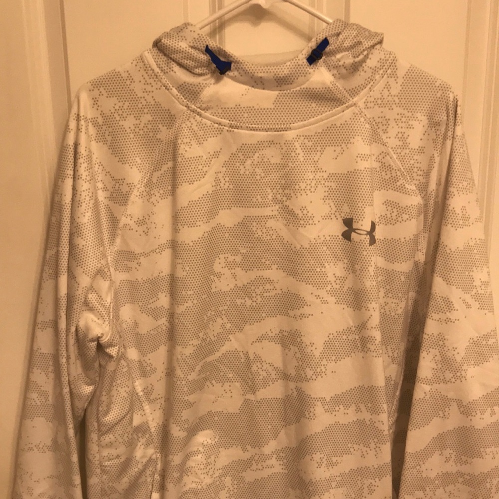 White camo UA hoodie